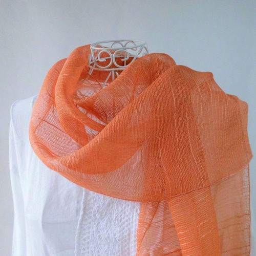 searoomlynn ♡ wool mix オーバーストール オレンジ