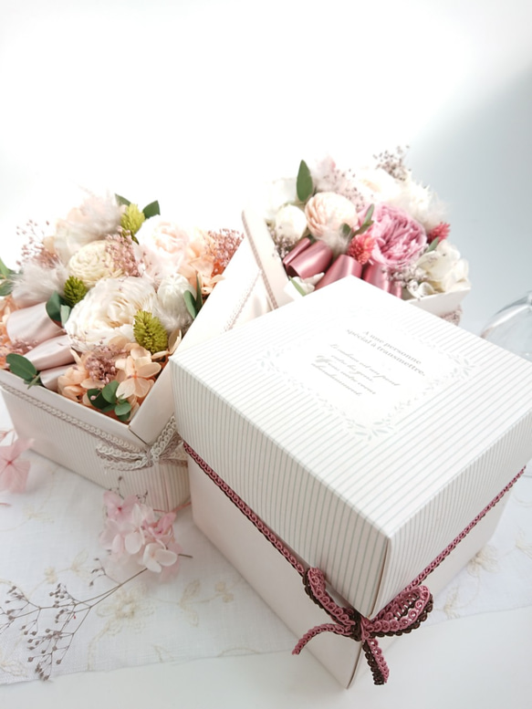 Treasure Flowers レッド【Flowers  Box】アンティークローズ 6枚目の画像