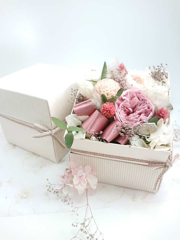 Treasure Flowers レッド【Flowers  Box】アンティークローズ 9枚目の画像