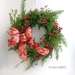 X'mas RingRing!【Fresh&FlavorWreath】受注制作 1枚目の画像