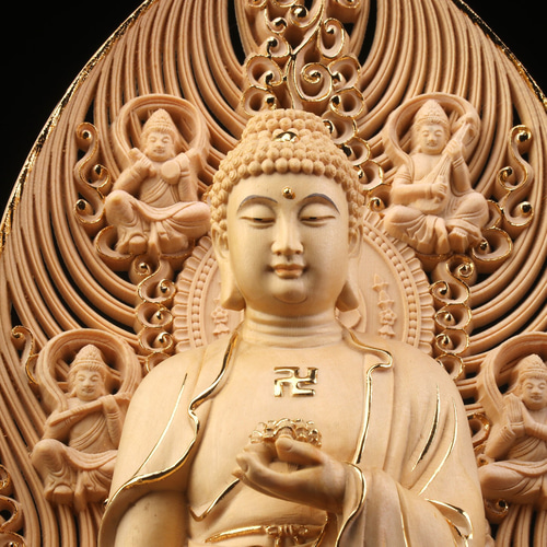 【修縁堂】彩繪切金 勢至菩薩仏像立像 供養品 木彫仏教 美術工芸品 風水 開運 修縁堂】彩繪切金 勢至菩薩仏像立像 供養品 木彫仏教 美術工芸