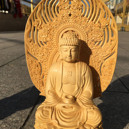 仏教美術 三宝仏 工芸品 美術品 置物 仏教美術 三宝仏 工芸品 美術品 置物