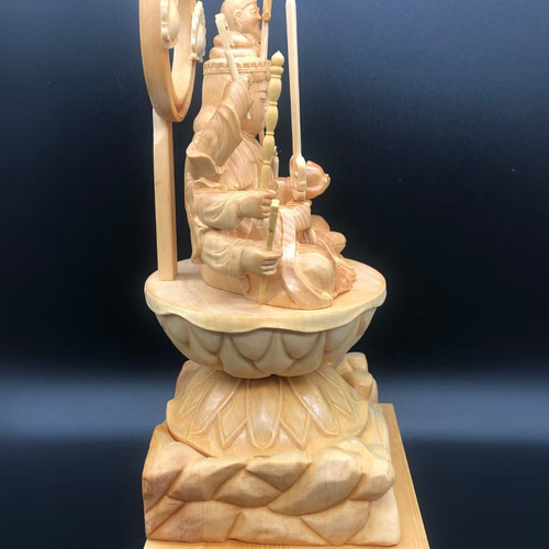 高28cm 仏教工芸品 仏教美術 八臂弁才天 弁財天 木彫仏像 仏師 高28cm 仏教工芸品 仏教美術 八臂弁才天 弁財天 木彫仏像 仏師