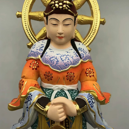 仏像 仏教美術 御龍観音菩薩様 木の雕刻品 木彫り仏像 職人手作り 仏像 仏教美術 御龍観音菩薩様 木の雕刻品 木彫り仏像 職人手作り