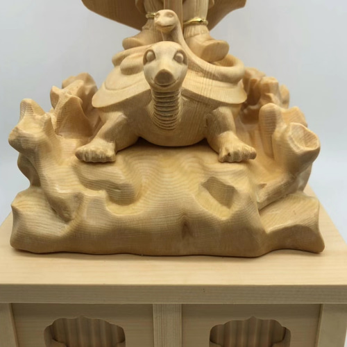 極上品 妙見菩薩像 細密彫刻 仏教美術 職人手作り 木彫仏像 仏教工芸品