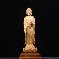 最高級 大迫力 切金 阿弥陀如来 阿弥陀仏 木彫仏像 職人手作り 細工精