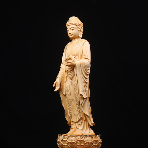 最高級 大迫力 切金 阿弥陀如来 阿弥陀仏 木彫仏像 職人手作り