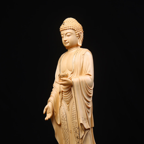 最高級 大迫力 切金 阿弥陀如来 阿弥陀仏 木彫仏像 職人手作り