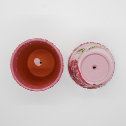 [新商品] 2.5号サイズ_リメイク鉢〈Mother/ピンクカラー〉多肉植物/寄せ植え/プレゼント/リメイク缶 4枚目の画像