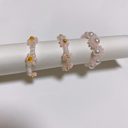 No.2204 ビーズリングハンドメイド(12～14号) 0_6ce85499f4b832da76c792423735