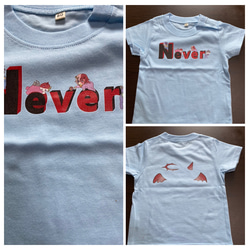 Never  ロゴ入りT-shirt 可愛い 2枚目の画像