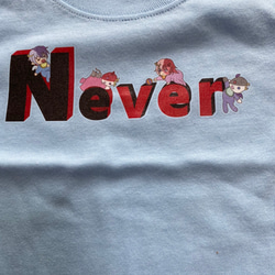 Never  ロゴ入りT-shirt 可愛い 5枚目の画像