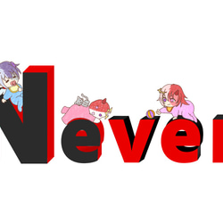 Never  ロゴ入りT-shirt 可愛い 7枚目の画像