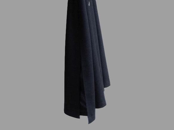 即納可・完成品～Seriesケープコート…カシミア混紡ウールギャバ～ 3枚目の画像