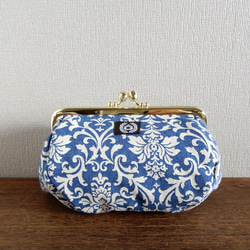 罌粟棺材袋：蔓藤花紋藍色 第1張的照片