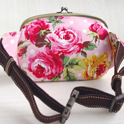 豪豬腰袋（臀袋）：粉紅玫瑰 第3張的照片
