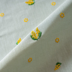反物　生地　リメイク生地　刺繍　グリーン　長期保管品 反物 生地 リメイク生地 刺繍 グリーン 長期保管品