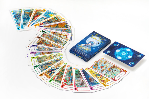 Tarot of Lune dori（タロット・オブ・ルーン通り）　オリジナル　タロットカード 1枚目の画像