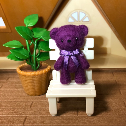 人気作家 フェルトぬいぐるみ テディベア ハンドメンド Tiny zoo 作家