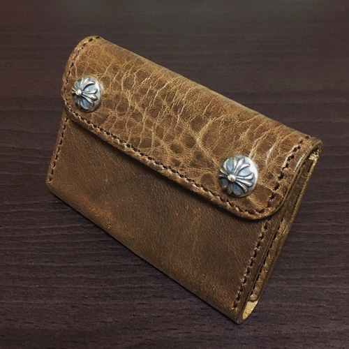 好きに 本革総手縫 レザーコインケース「xyzコインパース」小銭入れ Accessory