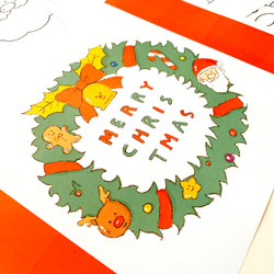 ベジパンズのクリスマスぬりえ 4枚目の画像
