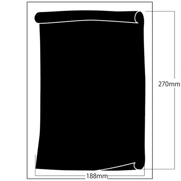 ウォールステッカー「チョークボード　ロールシート」 BWS-314 4枚目の画像