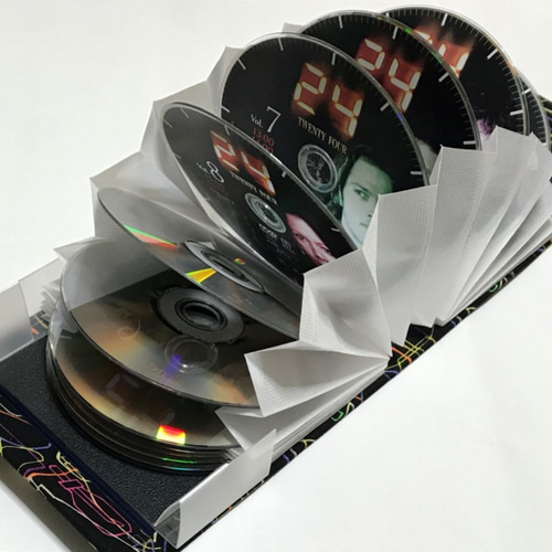 蛇腹式CD・DVDケース15枚用／シェルポ モダンアートライン 音楽CD