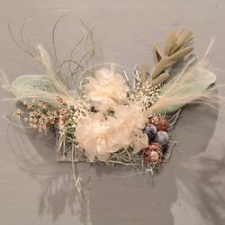 ≪オーダー≫ /// あや様  ふわふわmimonoのヘッドドレス //おしゃれ結婚式weddingの髪飾り 3枚目の画像