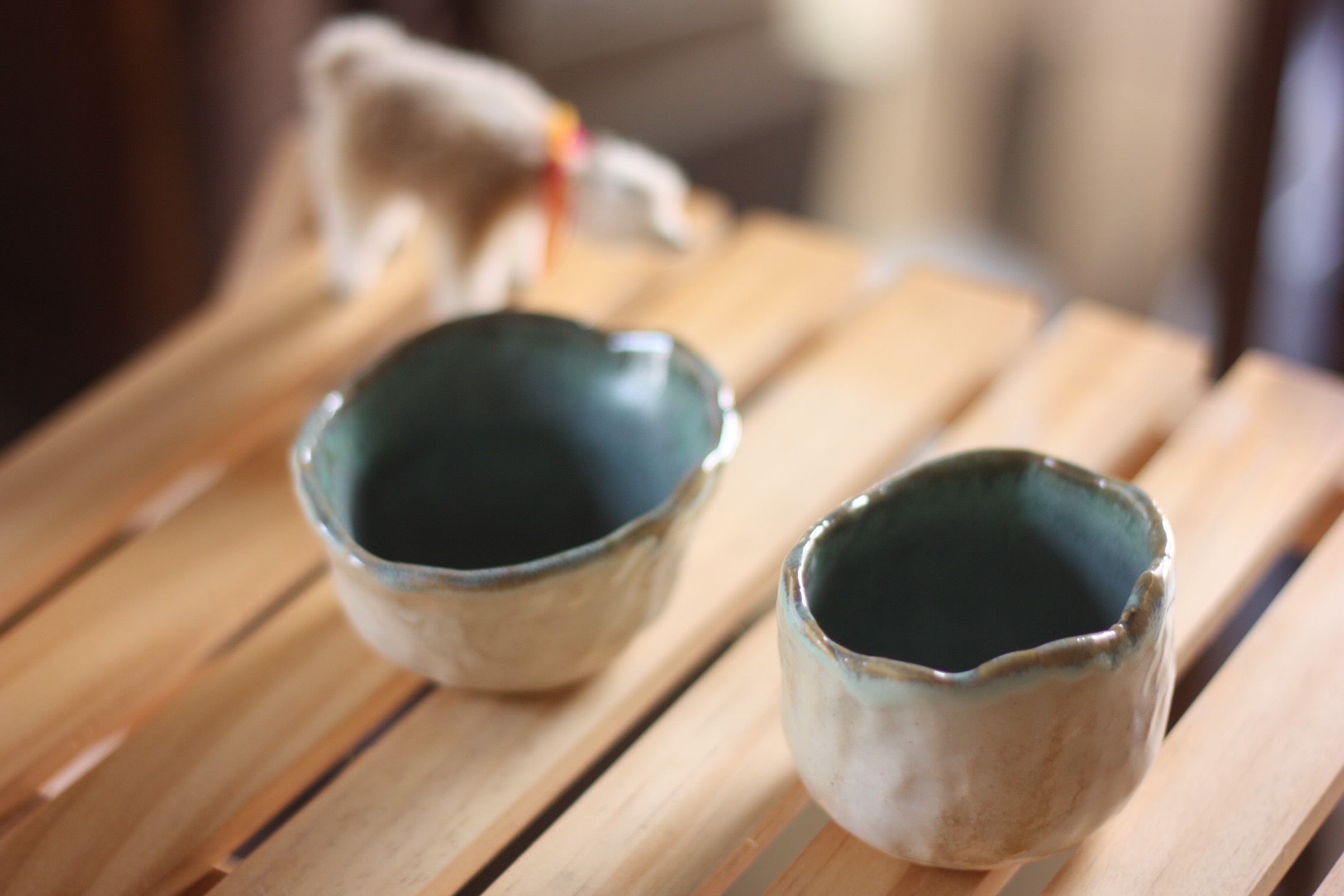 手の小物いれ ariimomoyo pottery