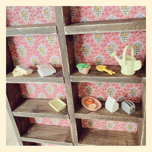 ミニチュアディスプレイボックス ブライス ドールハウス リカちゃん