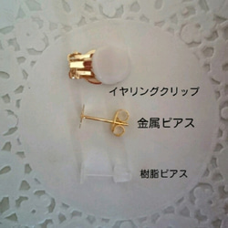 【251】ゴールドチャームのイヤリング 2枚目の画像