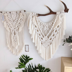 ✽幸せを呼ぶ✽鹿の角マクラメタペストリー その他インテリア雑貨