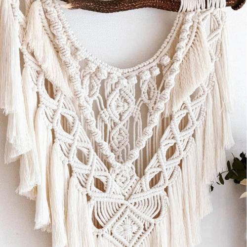 ✽幸せを呼ぶ✽鹿の角マクラメタペストリー その他インテリア雑貨