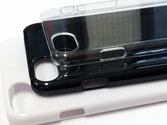 3個入り iPhone7 iPhone8 スマホケース ハード型 黒/ ブラック  【AFP】ip7-caseb 4枚目の画像