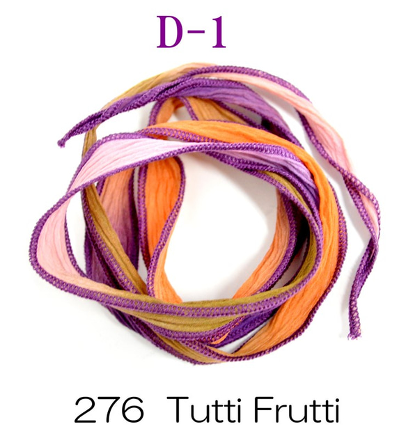 [法新社] Silk Ribbon-Bracelet ☆ 278 Futti Frutti Silk-d1 美國進口 第2張的照片