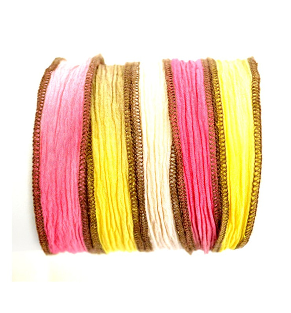 [法新社] Silk Ribbon-Bracelet ☆ 276 Silk-d2 美國進口 第1張的照片