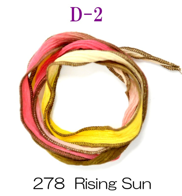 [法新社] Silk Ribbon-Bracelet ☆ 276 Silk-d2 美國進口 第2張的照片