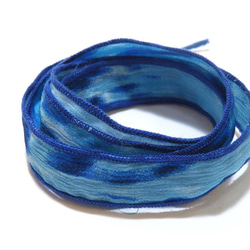 【法新社】絲帶手鍊 Blue Blue Snake silk-cc1 美國直接進口 第4張的照片