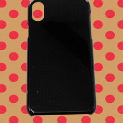 スマホケースハード型 黒/ ブラック 3個入 iPhoneX DIY素材  ipx-caseb【AFP】 1枚目の画像