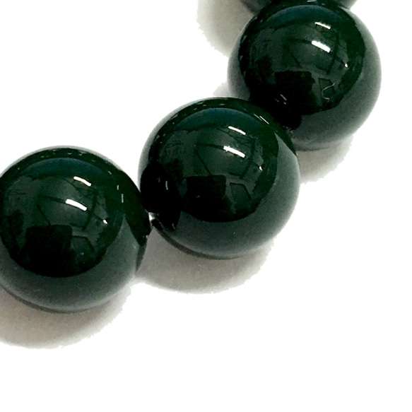kaibb-8DG珍珠貝殼珠圓8mm的深綠色的賣10件上升[AFP] 第2張的照片