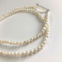 淡水珍珠約6mm A級珍珠項鍊約80cm白色[AFP] 77ne-65awm 第6張的照片