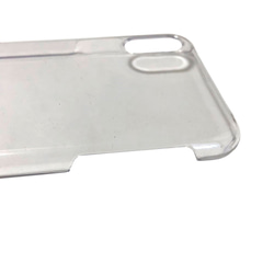 ipxs-casec iPhoneXS用 スマホケース　ハード型カバー 透明・クリア 3個入  DIY素材  【AFP】 6枚目の画像