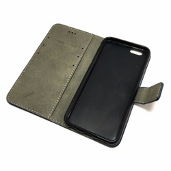 手帳式iPhone6​​ case豐富多彩的黑信 第2張的照片