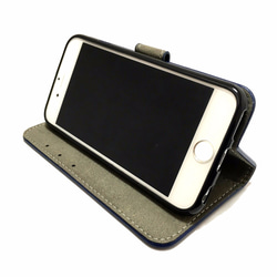 手帳式iPhone6​​ case豐富多彩的黑信 第5張的照片