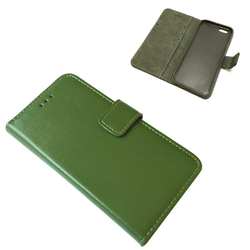 手帳式iPhone6​​ case豐富多彩的綠色信 第1張的照片