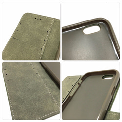 手帳式iPhone6​​ case豐富多彩的綠色信 第4張的照片