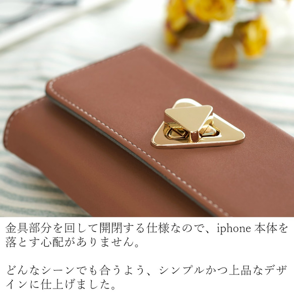 お財布付 手帳型 iphoneXR ケース ミラー付き iphone8 カバー 2way スマホケース Xs ショルダー 2枚目の画像