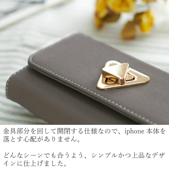 お財布付 手帳型 iphone8 ケース ミラー付き iphoneXR カバー 2way スマホケース Xs ショルダー 2枚目の画像