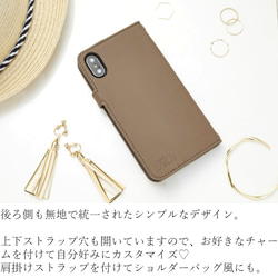 iphone11 iphoneSE2 ケース 手帳型 ミラー付き iphone 8 Xs XR かわいい おしゃれ 上品 6枚目の画像