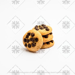 SNOWCUBE 手作クッキー ミルクチョコレート 1枚目の画像